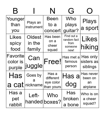 Nurse Camp-1 Bingo Card