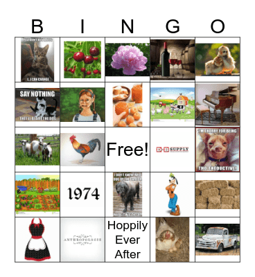 Tiffany's Birthday Bingo Card