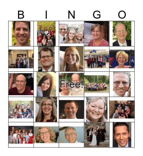 Baker Family Bingo! Bingo Card