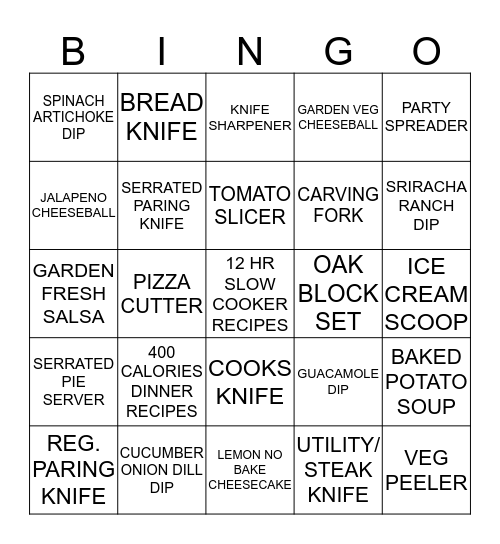 RADA Bingo Card