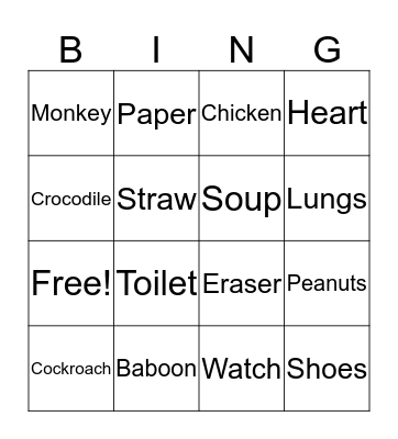 SJEC X TWGHs TTTK Phonics Workshop 1 Bingo Card