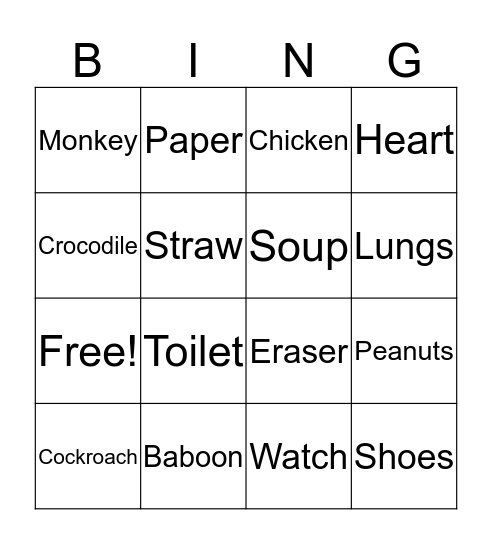 SJEC X TWGHs TTTK Phonics Workshop 1 Bingo Card
