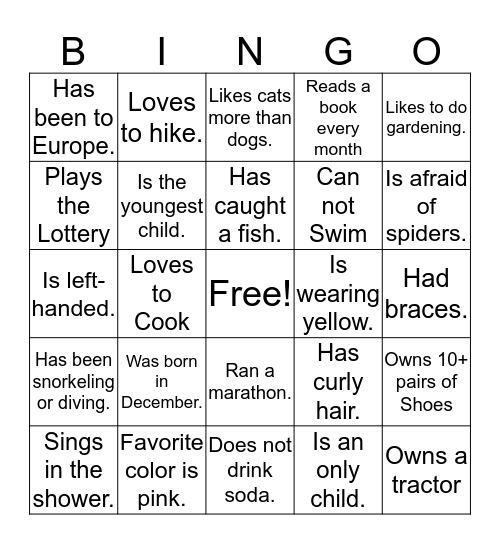 DSS JULY COOK OUT Bingo Card
