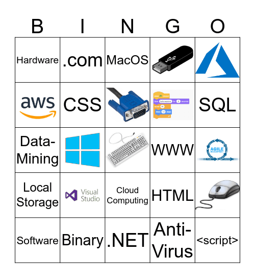 CodeCamp Computing Bingo Card