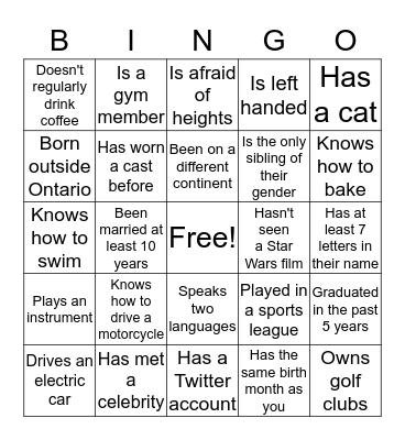 IT Service Management 2019 BINGO Card