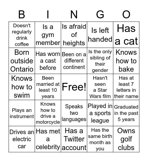 IT Service Management 2019 BINGO Card