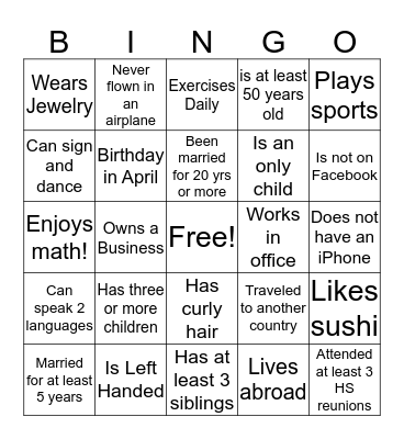 CCS BATCH 89 Bingo Card