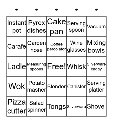 David & Stephanie's wedding shower! Bingo Card