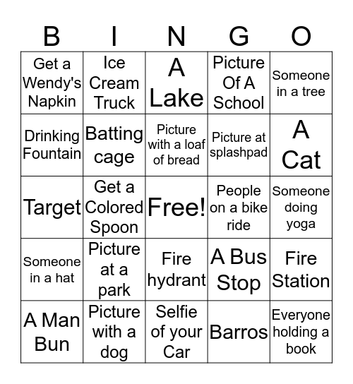 Hatch Bingo Card