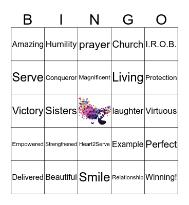 W.O.T. BECOMING HER! BINGO Card