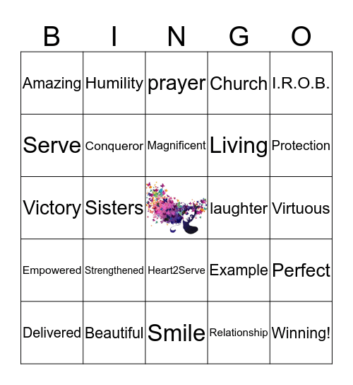 W.O.T. BECOMING HER! BINGO Card