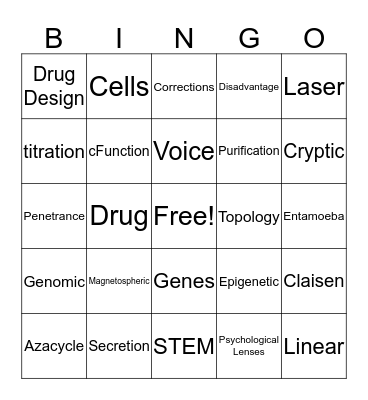 2019 OURCS✏️ Bingo Card