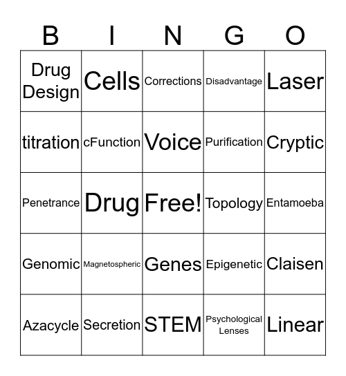 2019 OURCS✏️ Bingo Card