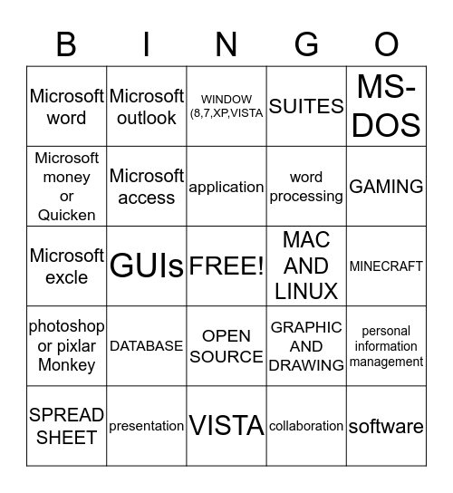 QUINT DUNHAM Bingo Card