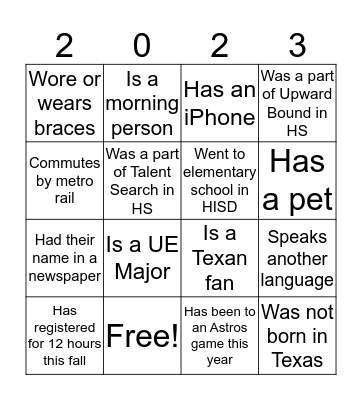 Gator Gateway Bingo Card