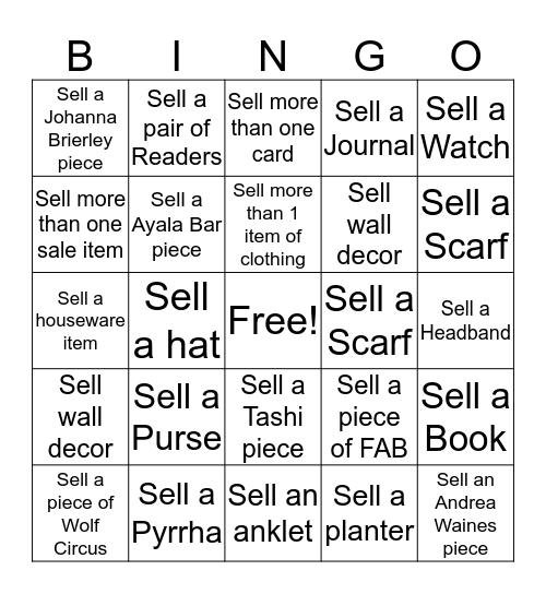 SILVER LOTUS BINGO Card