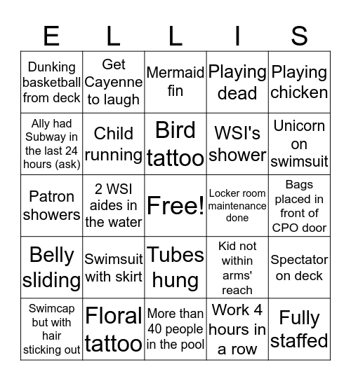 JPCC Bingo Card