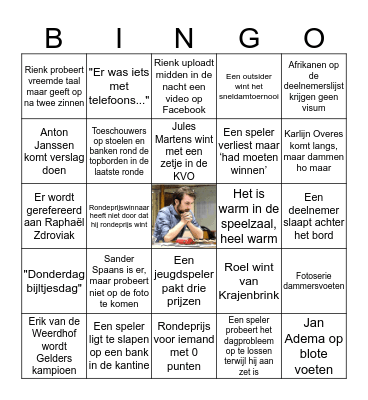 Nijmegen Open BINGO Card