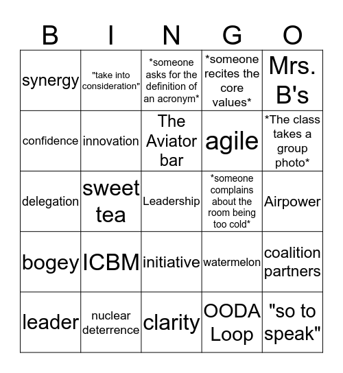 F63 SOS BINGO Card