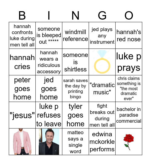 Bach Bingo Card