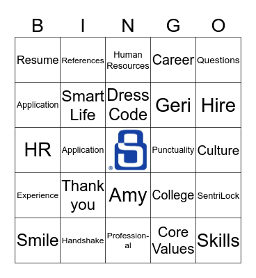 SentriLock HR Bingo Card