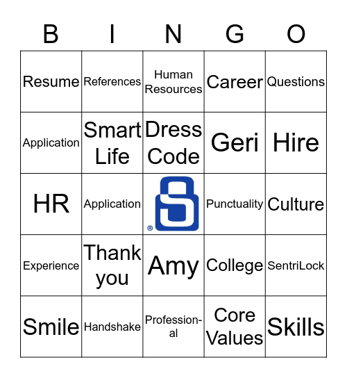 SentriLock HR Bingo Card