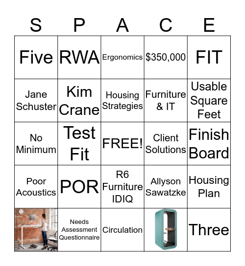 Getting to Know GSA Region 6 Workplace Specialists Bingo Card