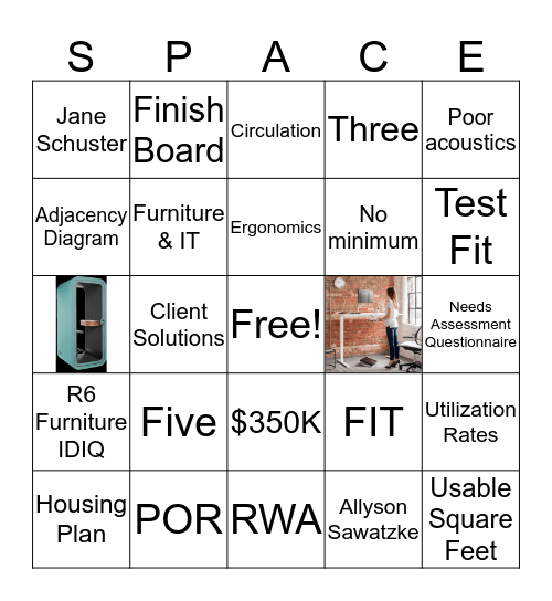 Getting to Know GSA Region 6 Workplace Specialists Bingo Card