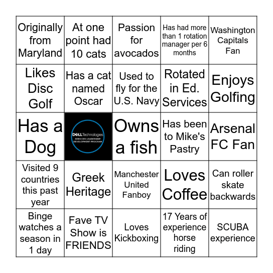 SLDP Bingo - Global Bingo Card