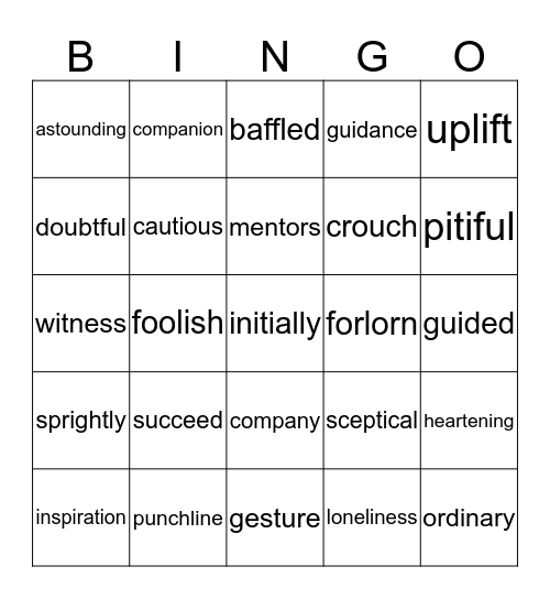 Term 3/Set 2 Bingo Card