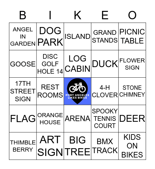 Tour de Lincoln Park Bingo Card