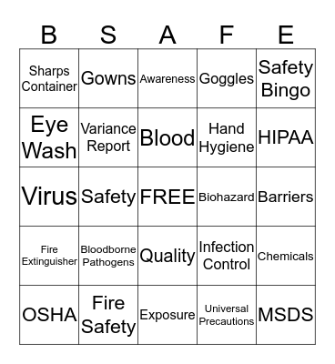 01M BINGO Card