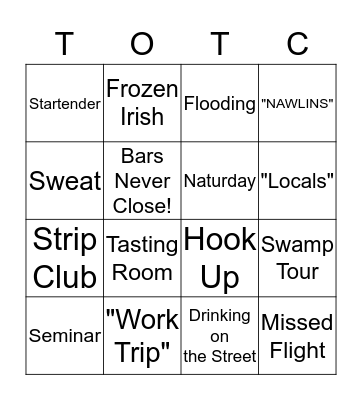 Tales Story Bingo Card