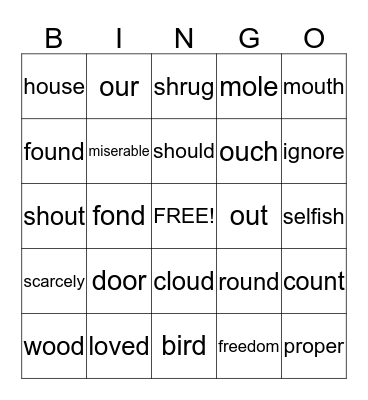 5.2 Bingo Card