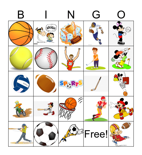 VBS SPORTS BINGO Card