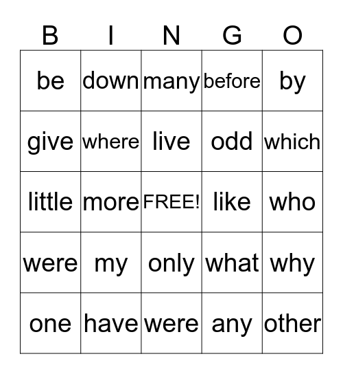 Bingo Tricky 21-46 Bingo Card