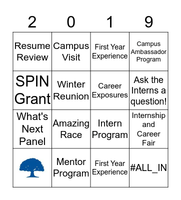 Schuler CAP BINGO Card