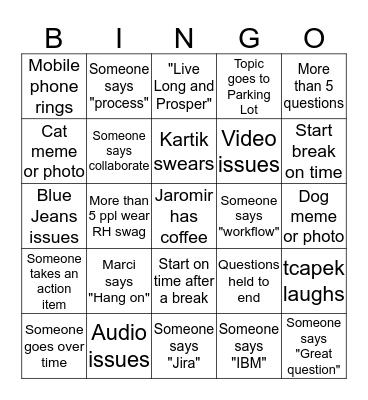 Platform Docs F2F Bingo Card