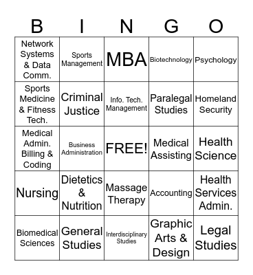 Programmatic Bingo Card