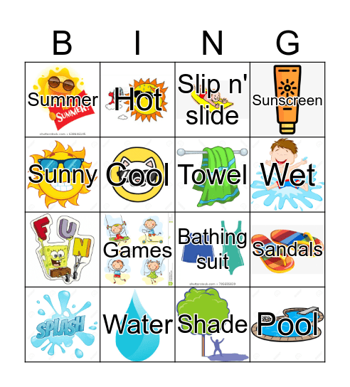 Water Day Bingo! Bingo Card