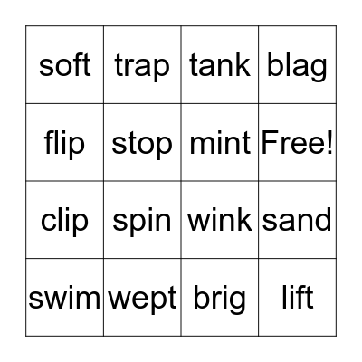 Blend review Bingo Card