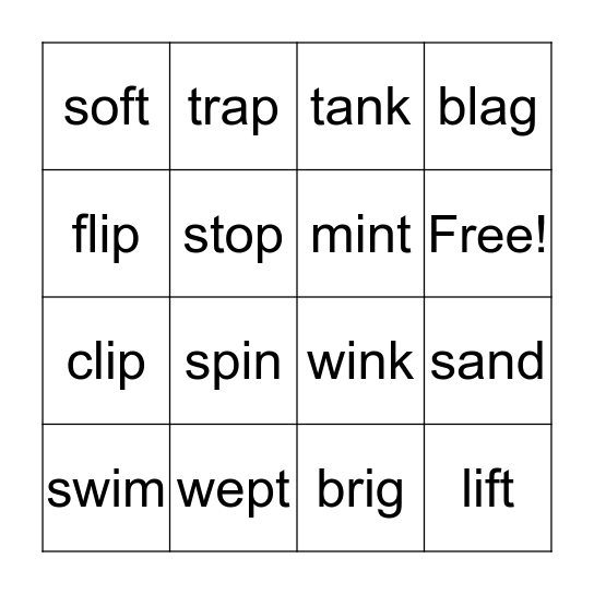 Blend review Bingo Card