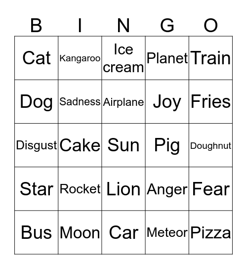 UWU BINGO Card