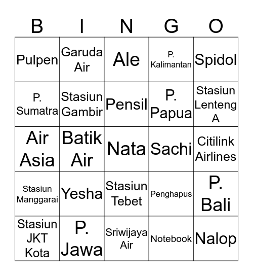 HENDERYjoint Bingo Card