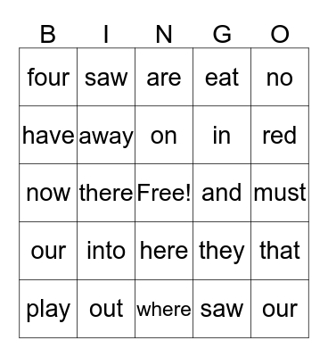Sign Language 2 Bingo Card