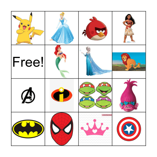 Movie Bingo! Bingo Card