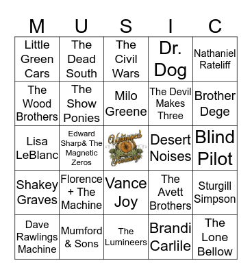 Folk'n Freedom Bingo Card
