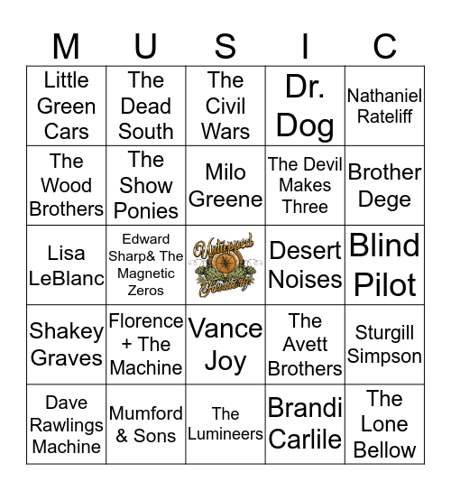 Folk'n Freedom Bingo Card