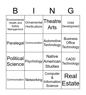 A.R.C BINGO Card