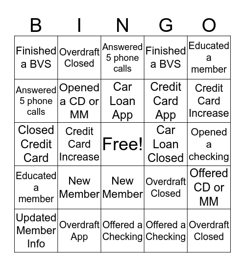End July with a BANG! Bingo Card